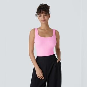 HALARA OneForm Seamless Flow Square Neck Casual Smooth Bodysuit